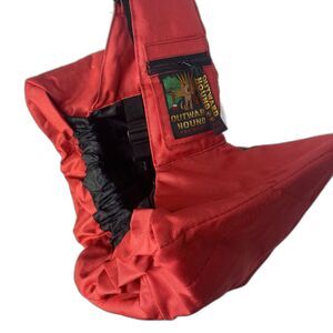 NWT OUTWARD HOUND Adjustable Sling Pet Carrier Crossbody Small Animal Red